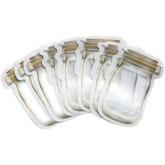 Jar-Shaped Bag Small - 6 Pcs